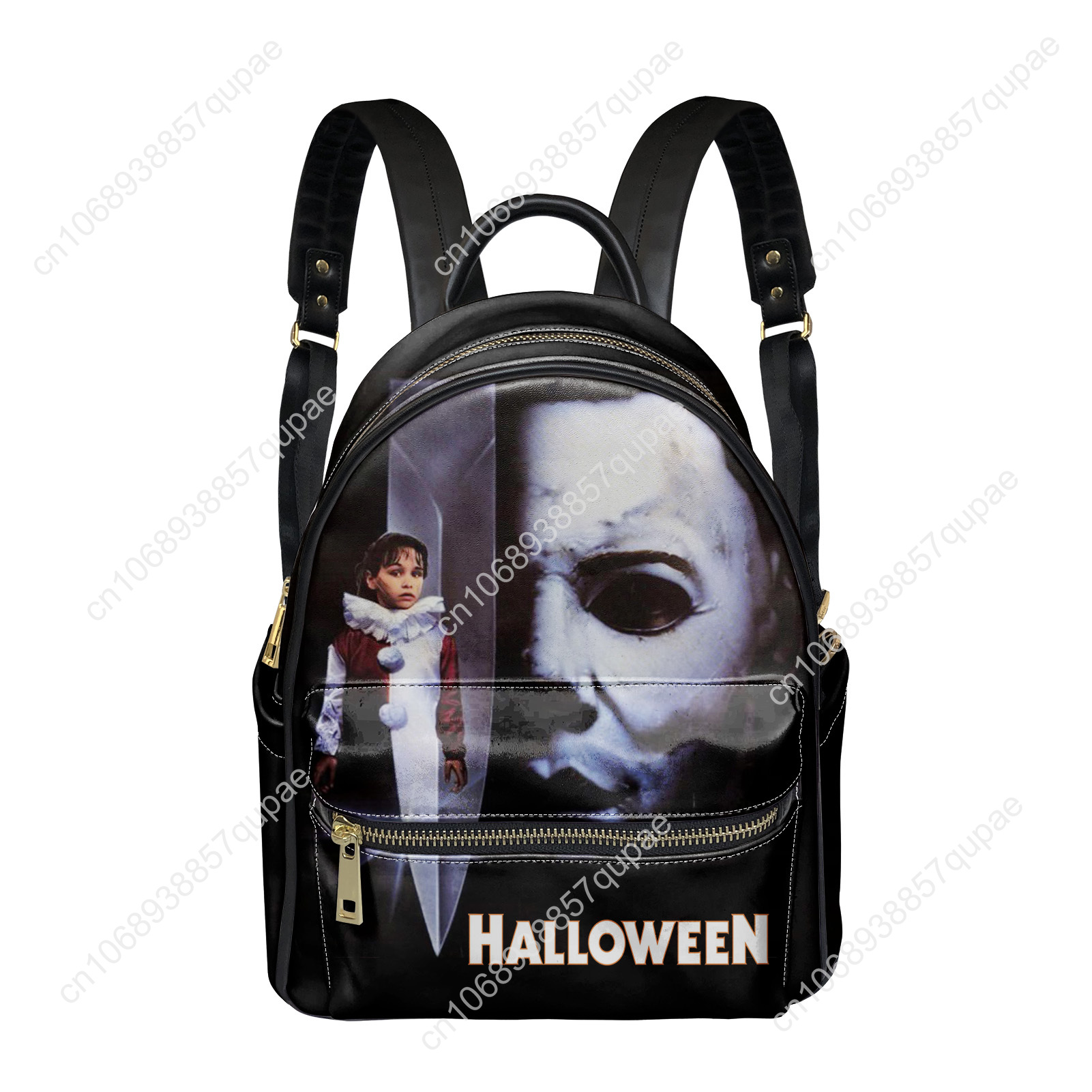 Women Bags Myer - Michael Myers Halloween Killer กระเป๋าเป้สะพายหลังผู้หญิงผู้ชายส่วนบุคคลกระเป๋าสะพายคู่กระเป๋าเดินทาง Rucksack
