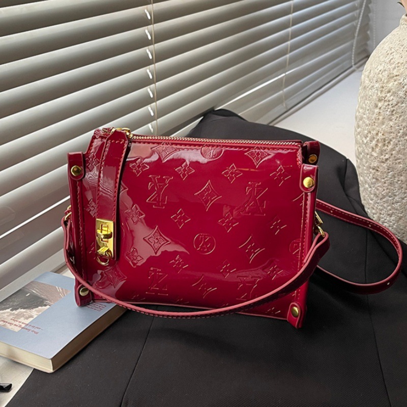 Women'S Bags New Collection - คอลเลคชั่นดีไซน์คลาสสิก 2026 รุ่นใหม่ กระเป๋าหนังเคลือบเงาสุดหรู - กระเป๋าถือแฟชั่นอเนกประสงค์สำหรับผู้ชายและผู้หญิง
