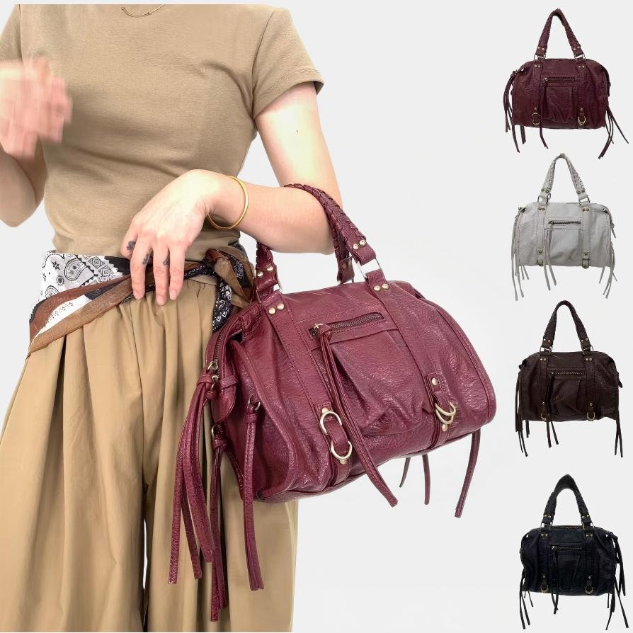 Women Bags Polene - กระเป๋าถือสไตล์เรโทรสำหรับผู้หญิง, กระเป๋าสะพายไหล่แบบมีช่องด้านหน้าสไตล์ wasteland, กระเป๋าถือสไตล์ Y2K แนวสตรีท,
