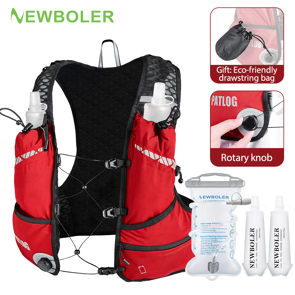 Women Bags Polene - NEWBOLER กระเป๋าเป้สะพายหลังสำหรับวิ่งเทรลกลางแจ้ง น้ำหนักเบา สำหรับผู้หญิงและผู้ชาย กระเป๋าใส่น้ำสำหรับวิ่งแข่ง กระเป๋าสำหรับมาราธอนและปั่นจักรยาน