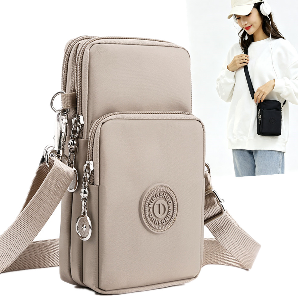 Women'S Crossbody Bags - กระเป๋าโทรศัพท์มือถือ กระเป๋าสะพายข้างผู้หญิง ผ้าอ็อกซ์ฟอร์ด กระเป๋าใบเล็ก แนวตั้ง กระเป๋าสตางค์ขนาดเล็ก