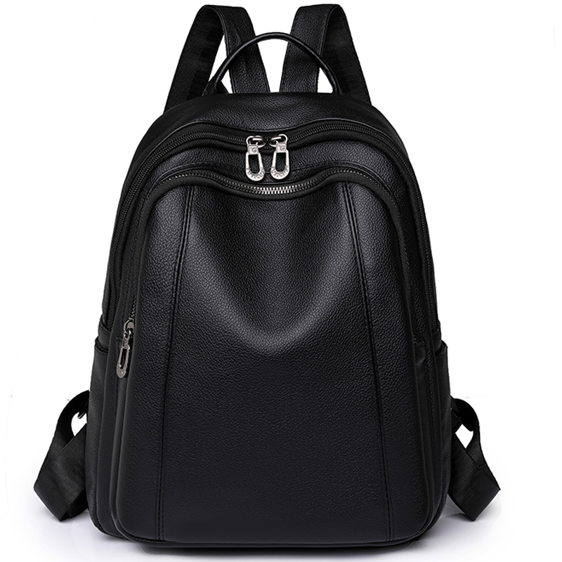 Women'S Vegan Bags - หนังคุณภาพสูงกระเป๋าเป้สะพายหลังผู้หญิงขนาดใหญ่ความจุกระเป๋าเป้สะพายหลังกระเป๋าหญิง Vintage กระเป๋าโรงเรียนกระเป๋าเดินทาง Bagpack สุภาพสตรี Bookbag