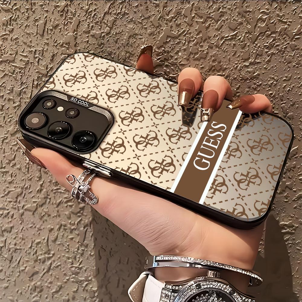 Women Bags Guess - เคสโทรศัพท์สีเงินหลากสีสำหรับ Samsung Galaxy S26 S25 S24