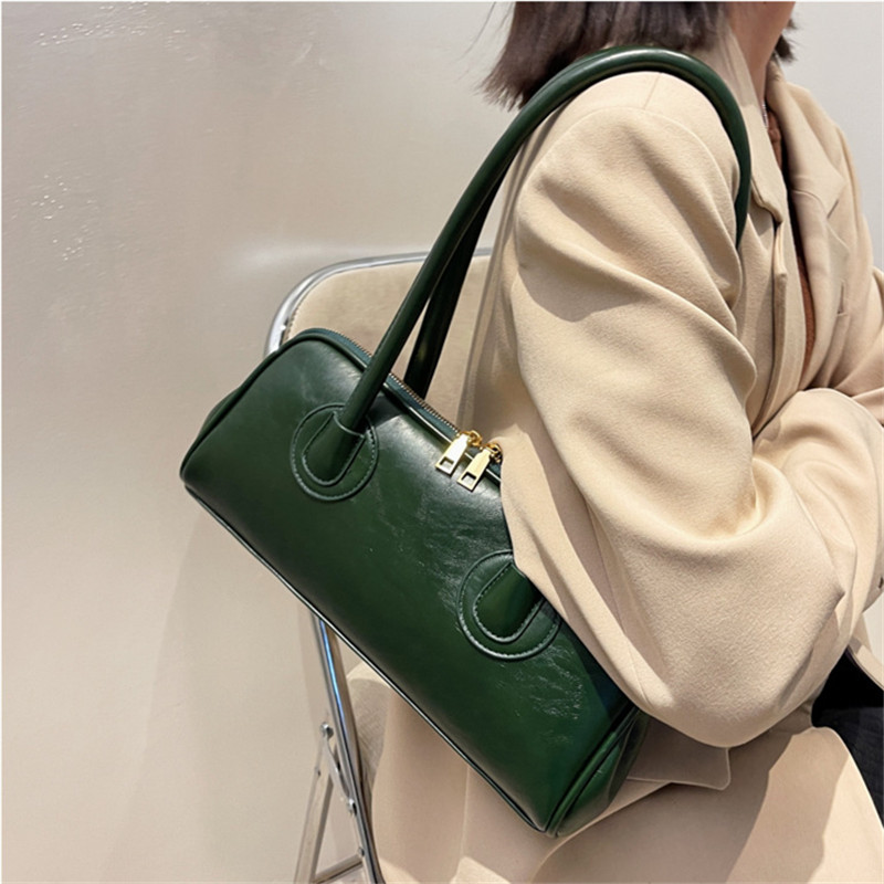 Women'S Vegan Bags - กระเป๋าถือหนังคลาสสิก, กระเป๋าใต้วงแขนสไตล์เรโทรเรียบง่าย, กระเป๋าโท้ทมีสไตล์หรูหราสำหรับผู้หญิง, กระเป๋าสะพายไหล่อเนกประสงค์สำหรับใช้ในชีวิตประจำวัน