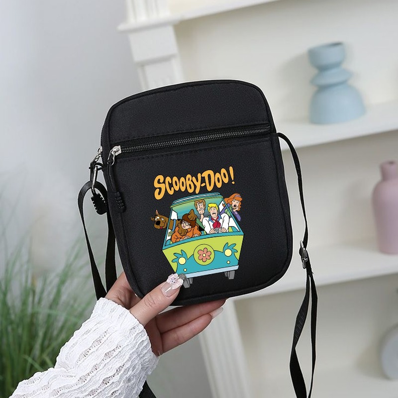 Women'S Bags Cross Body - กระเป๋าสะพายข้างสคูบี้ดูสำหรับผู้หญิงการ์ตูนอะนิเมะลายพิมพ์กระเป๋าสะพายไหล่แบบพกพาสำหรับทุกเพศกระเป๋าถือแบบพกพากลางแจ้งของขวัญวันเกิด