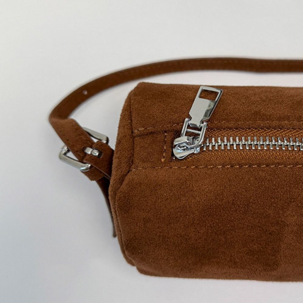 Hobo Bag Slouchy - กระเป๋าสะพายไหล่ กระเป๋าถือหนังกลับ กระเป๋าถือสีลูกกวาด กระเป๋าโฮโบทรงหลวม ความจุขนาดใหญ่ สไตล์เกาหลี