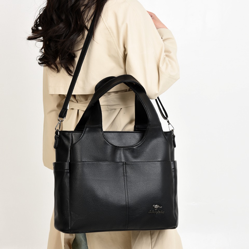 กระเป๋าหนังนิ่ม 3 ช่องหลัก กระ - Women Bags Polene บทวิจารณ์และราคา
