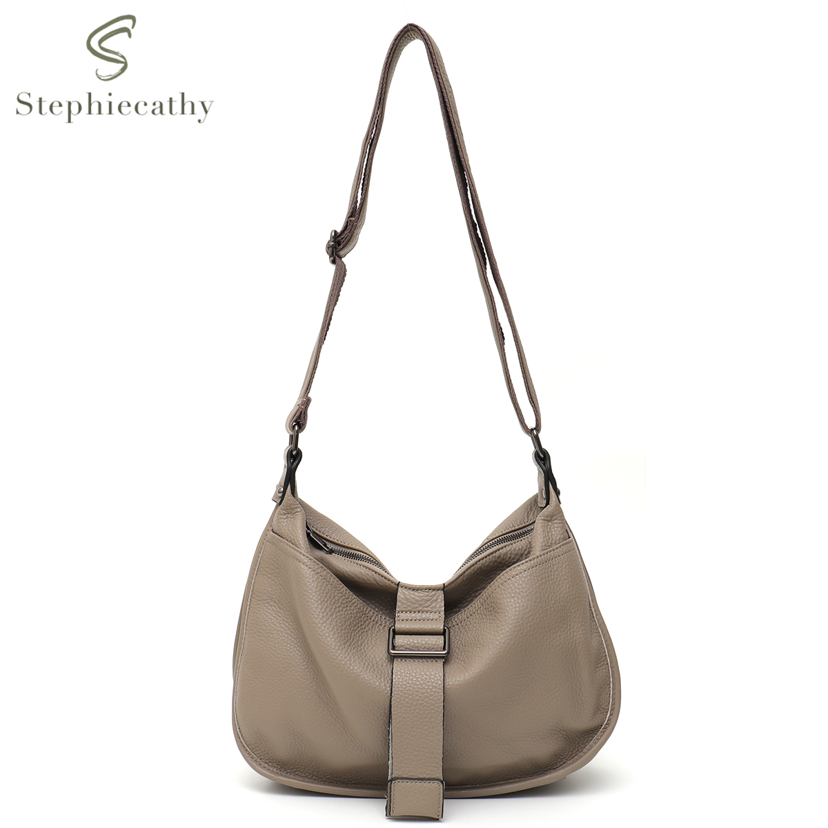 ผู้หญิงออกแบบสไตล์ของแท้หนังไห - Hobo Bag Slouchy บทวิจารณ์และราคา