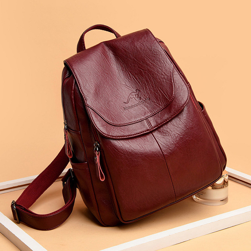 9 สีผู้หญิงหนังนุ่มกระเป๋าเป้ส - Women'S Vegan Bags บทวิจารณ์และราคา