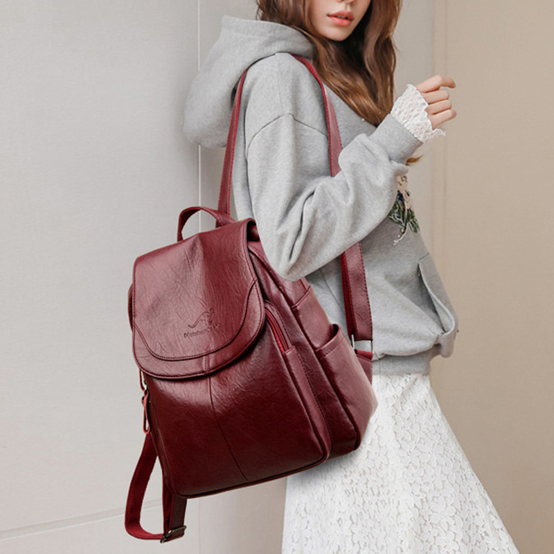9 สีผู้หญิงหนังนุ่มกระเป๋าเป้ส - Women'S Vegan Bags บทวิจารณ์และราคา