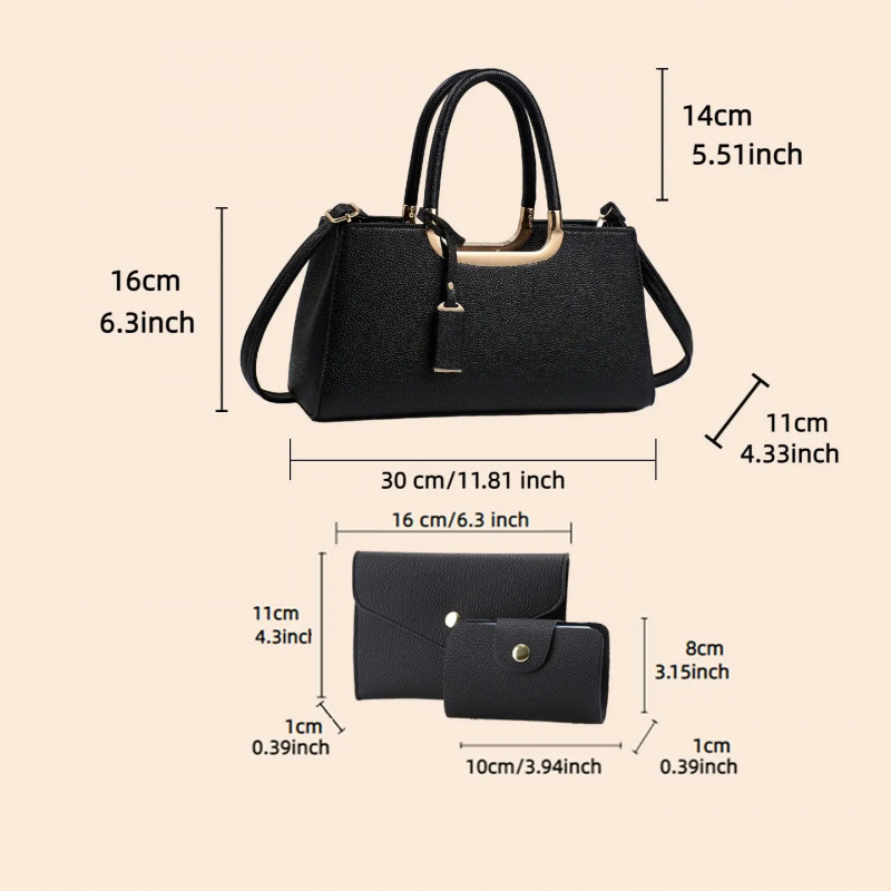 กระเป๋าสะพายข้างหนัง PU สายปรั - Women'S Crossbody Bags บทวิจารณ์และราคา