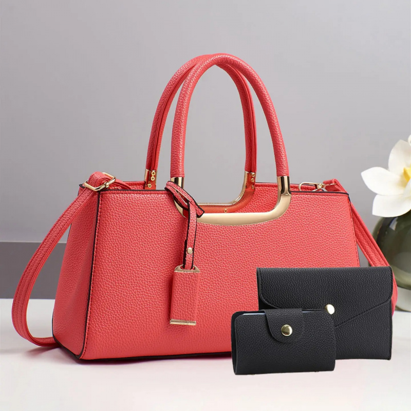 กระเป๋าสะพายข้างหนัง PU สายปรั - Women'S Crossbody Bags บทวิจารณ์และราคา