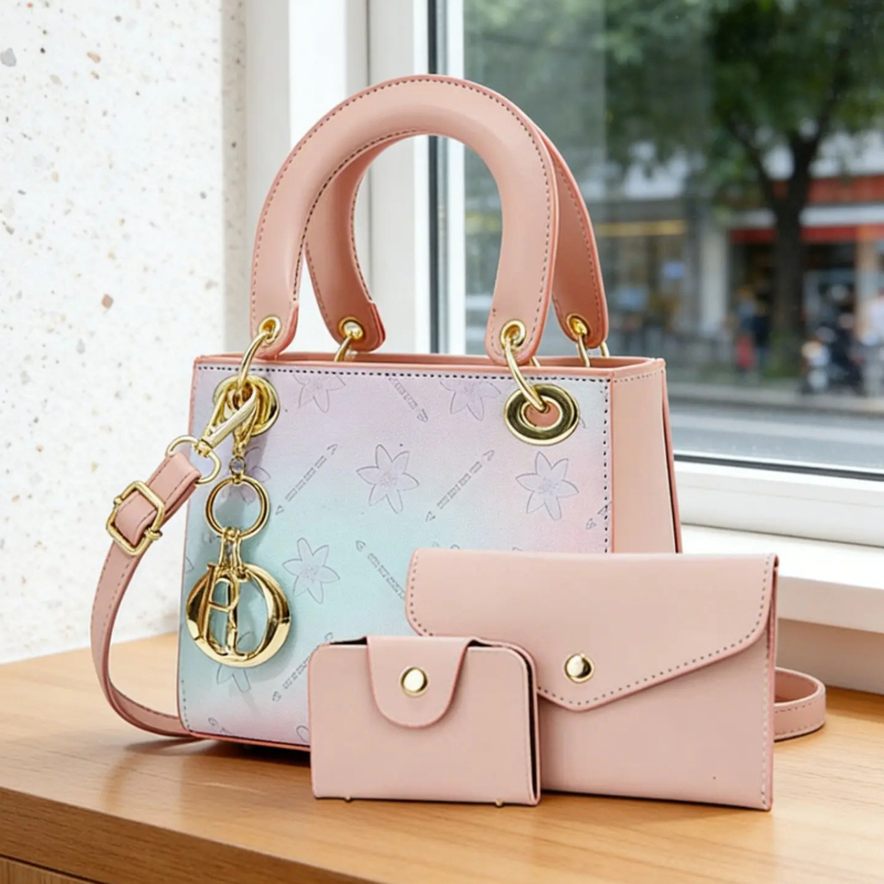 ชุดกระเป๋าสะพายข้างพิมพ์ลายไล่ - Women'S Crossbody Bags บทวิจารณ์และราคา