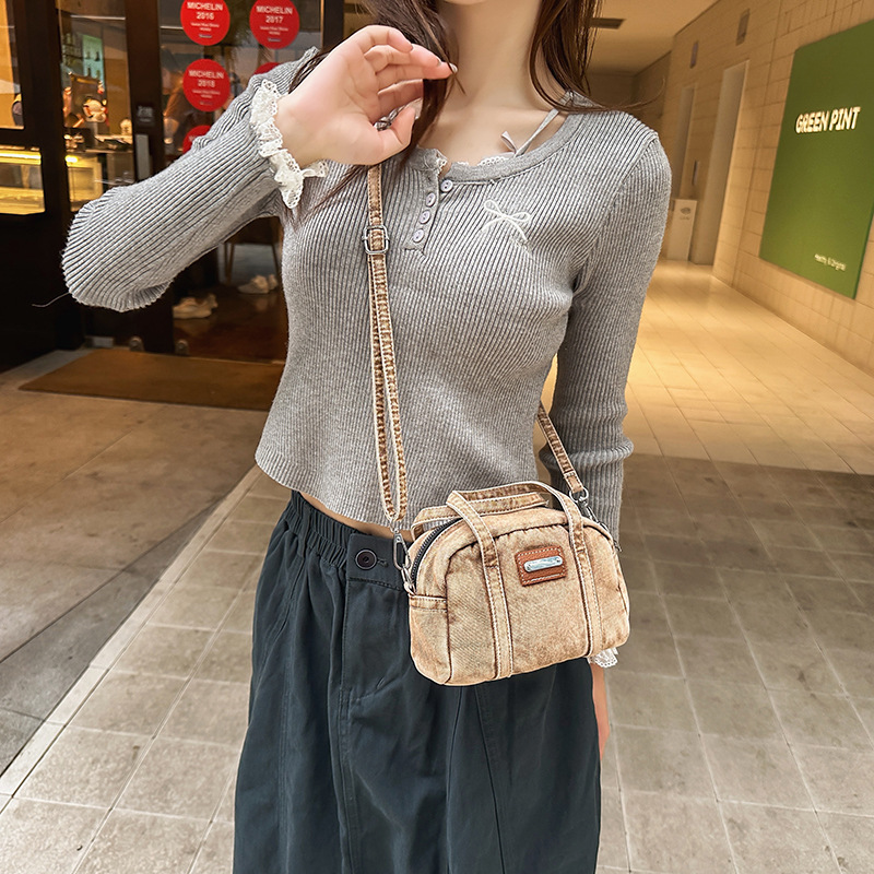 กระเป๋าสะพายข้างมินิสไตล์เกาหล - Women'S Bags Cross Body บทวิจารณ์และราคา