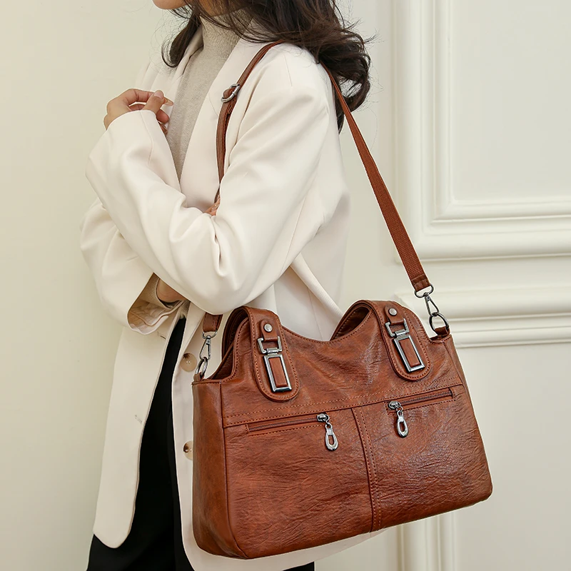 กระเป๋าถือหนังคุณภาพสูงสำหรับผ - Women Bags Guess บทวิจารณ์และราคา