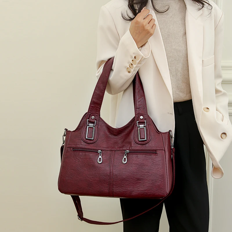 กระเป๋าถือหนังคุณภาพสูงสำหรับผ - Women Bags Guess บทวิจารณ์และราคา