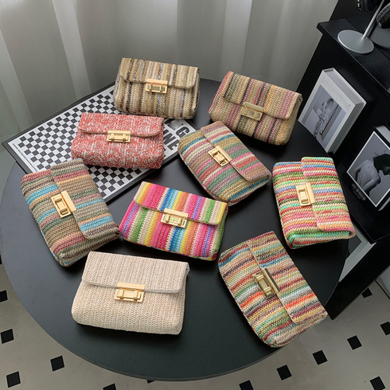กระเป๋าสะพายข้างสานลายรุ้งสำหร - Women Bags Polene บทวิจารณ์และราคา