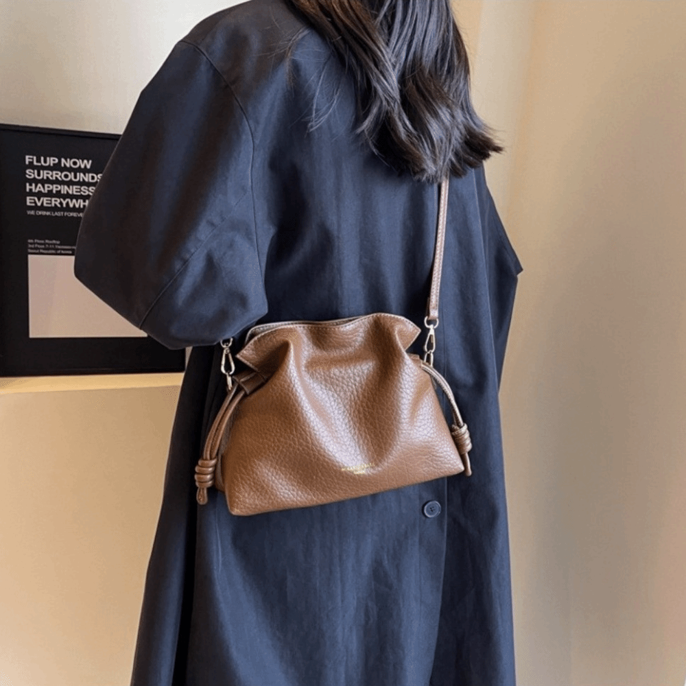 หนัง PU นุ่มแบบสบายๆ ‌   กระเป - Hobo Bag Slouchy บทวิจารณ์และราคา
