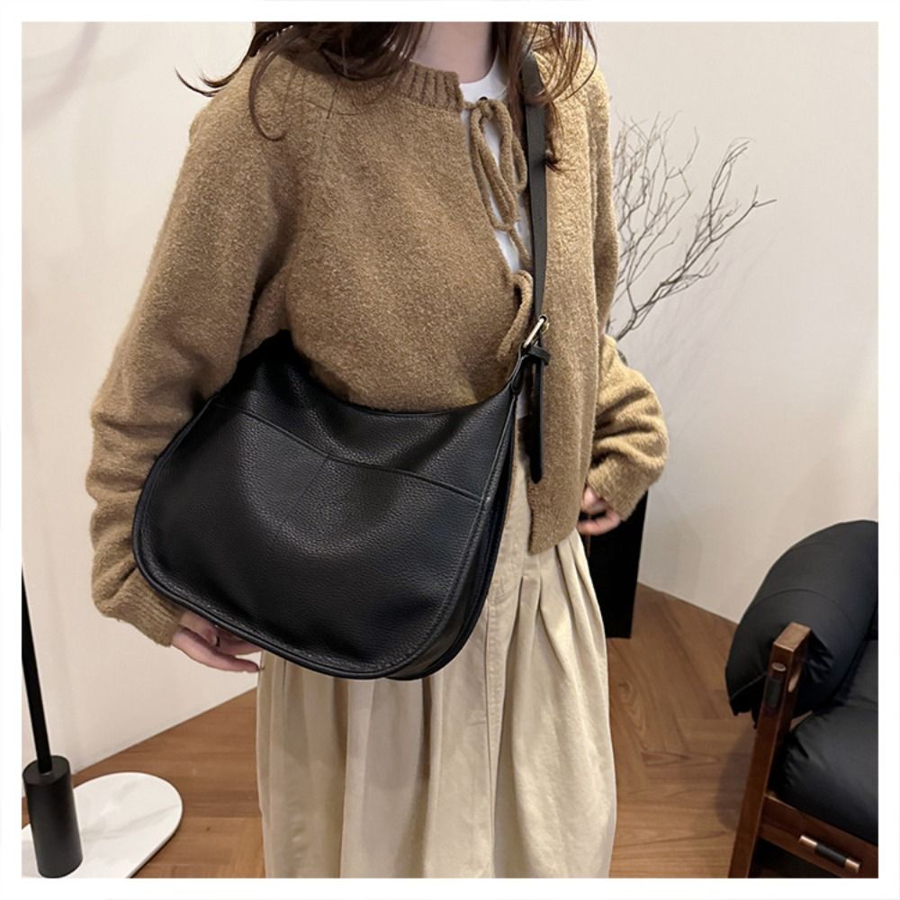 หนัง PU กระเป๋าโท้ทหนัง PU สีด - Women'S Work Bags Designer บทวิจารณ์และราคา