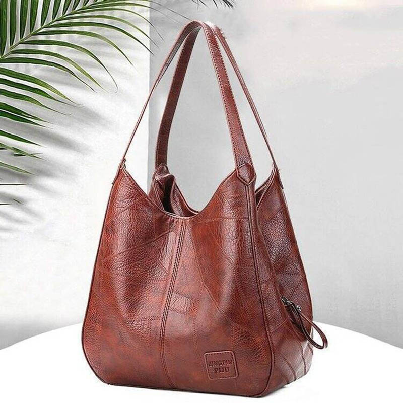กระเป๋าโท้ทหนังวินเทจขนาดใหญ่  - Women'S Vegan Bags บทวิจารณ์และราคา