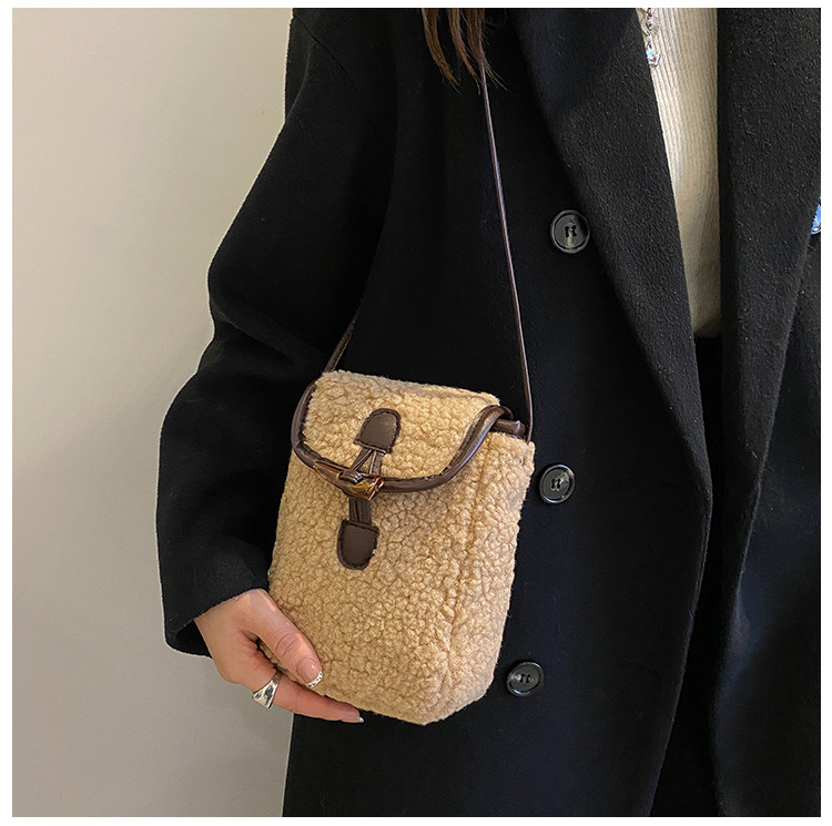 กระเป๋าโทรศัพท์ขนแกะแฟชั่นฤดูห - Women'S Bags Cross Body บทวิจารณ์และราคา
