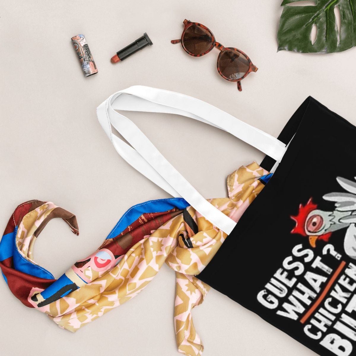 กระเป๋าช้อปปิ้งลายไก่ตลกๆ กระเ - Women Bags Guess บทวิจารณ์และราคา