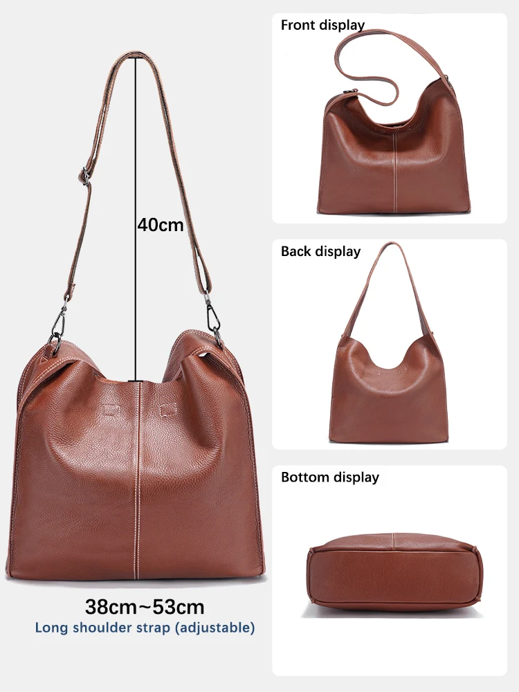 Zency 100% ของแท้หนัง Hobo ไหล - Women'S Vegan Bags บทวิจารณ์และราคา