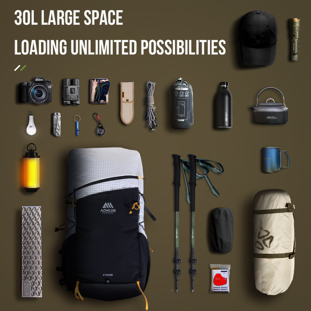 AONIJIE 30L เดินป่าภูเขากระเป๋ - Women Bags Polene บทวิจารณ์และราคา