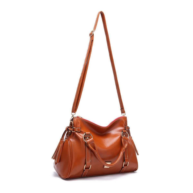 กระเป๋าโท้ทหนังนิ่มสไตล์เรโทรส - Women'S Work Bags Designer บทวิจารณ์และราคา